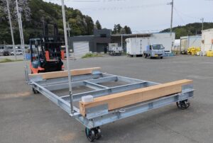 組立式船台(溶融亜鉛メッキ) Assembly-Type Boat Stand - 堀子鉄工株式会社